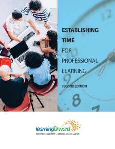 Cover from Establishing Time workbook