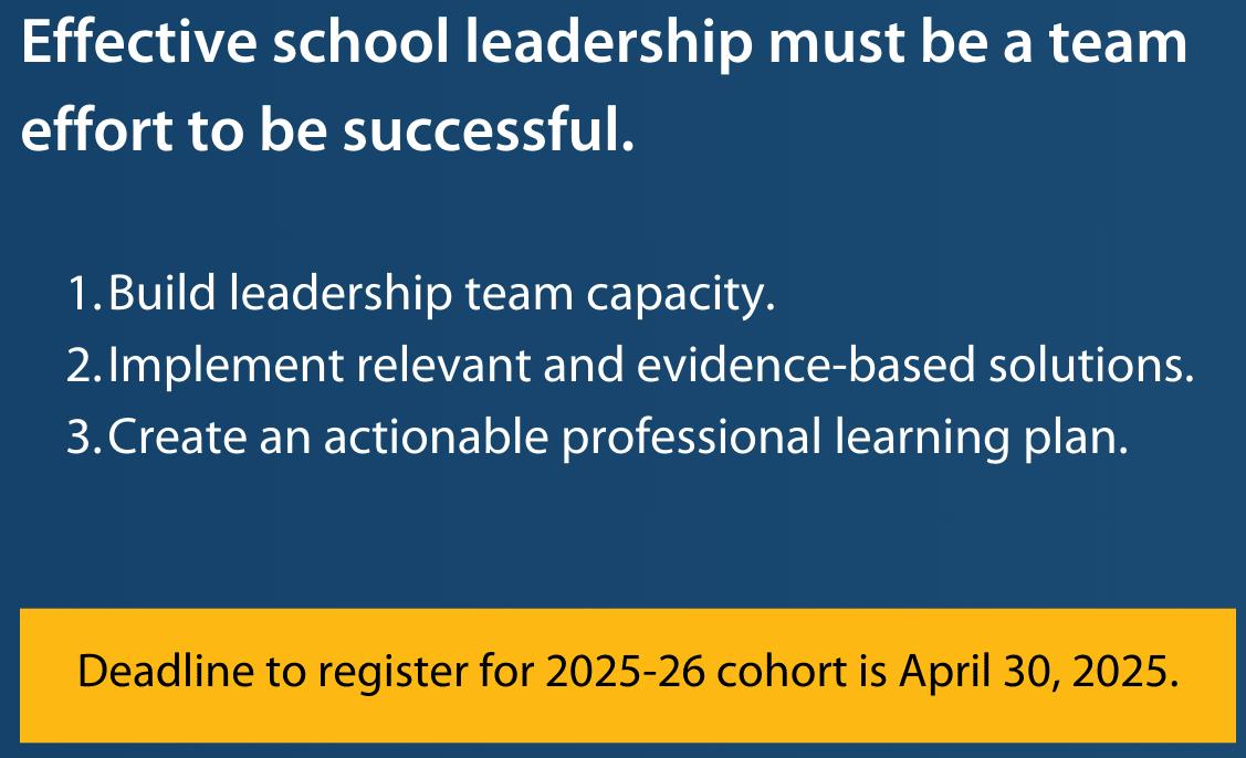Leadership team institute text