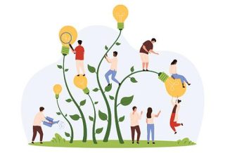 growing plants with lightbulbs instead of flowers